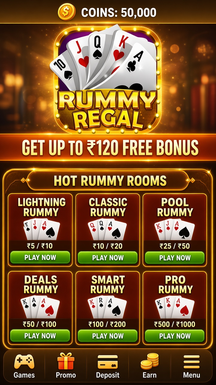 Rummy Regal app screenshot 2