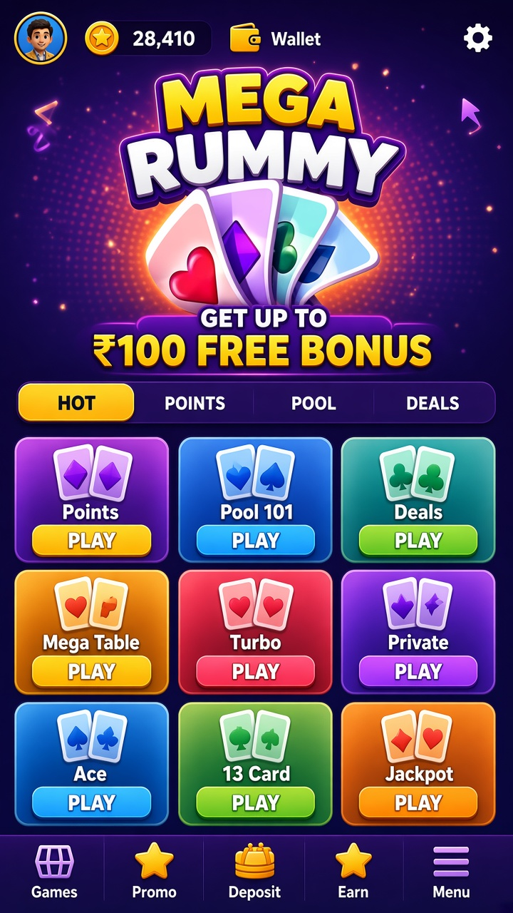Mega Rummy app screenshot 2