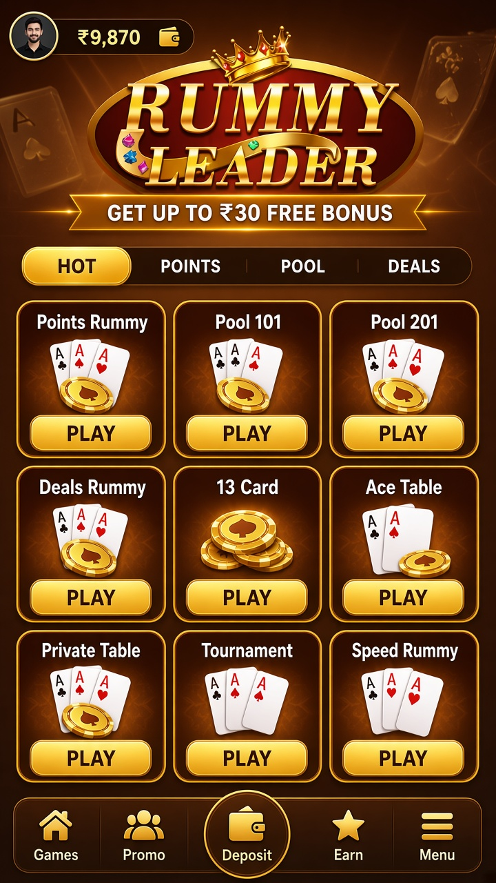 Rummy Leader app screenshot 2