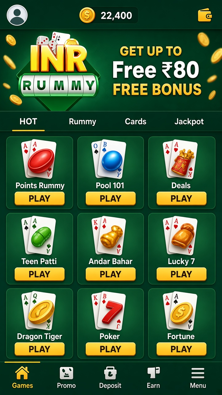 INR Rummy app screenshot 2