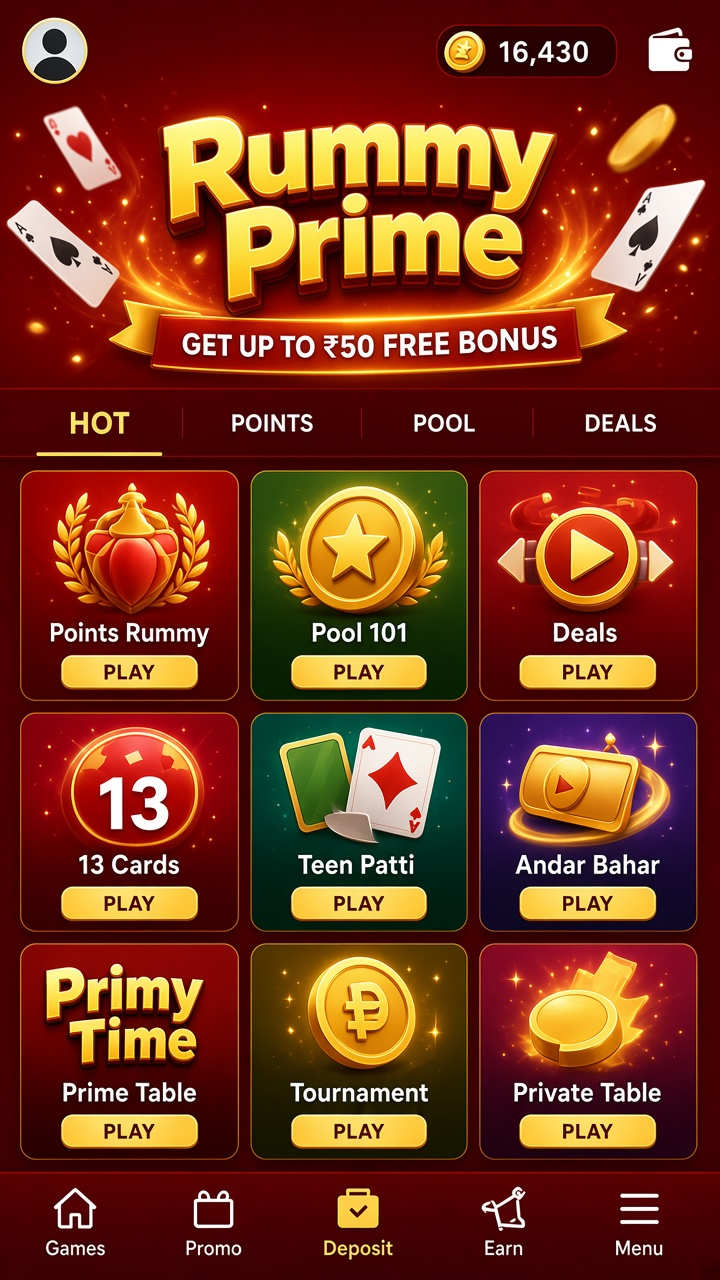 Rummy Prime app screenshot 2