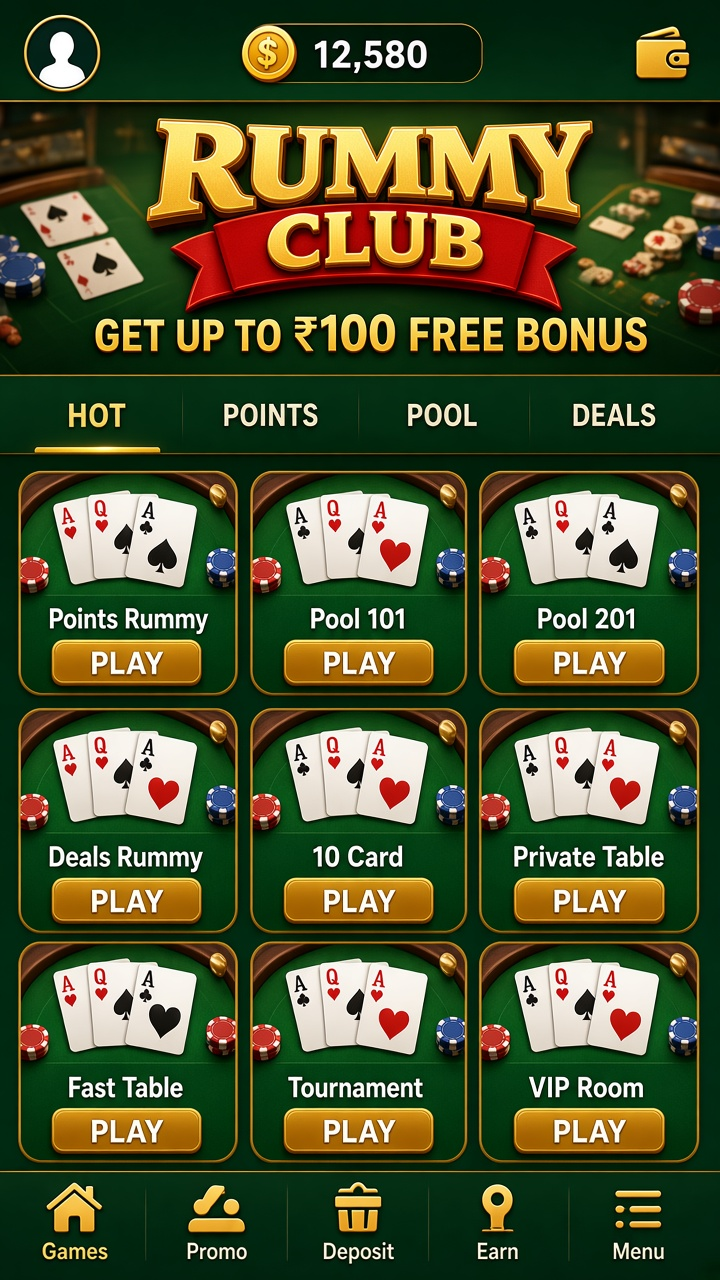 Rummy Club app screenshot 2