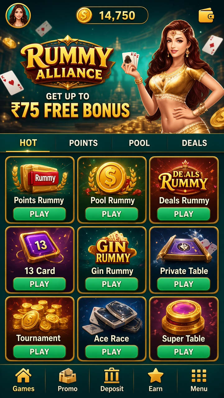 Rummy Alliance app screenshot 2