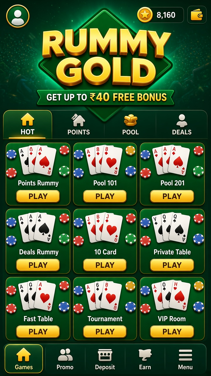 Rummy Gold app screenshot 2
