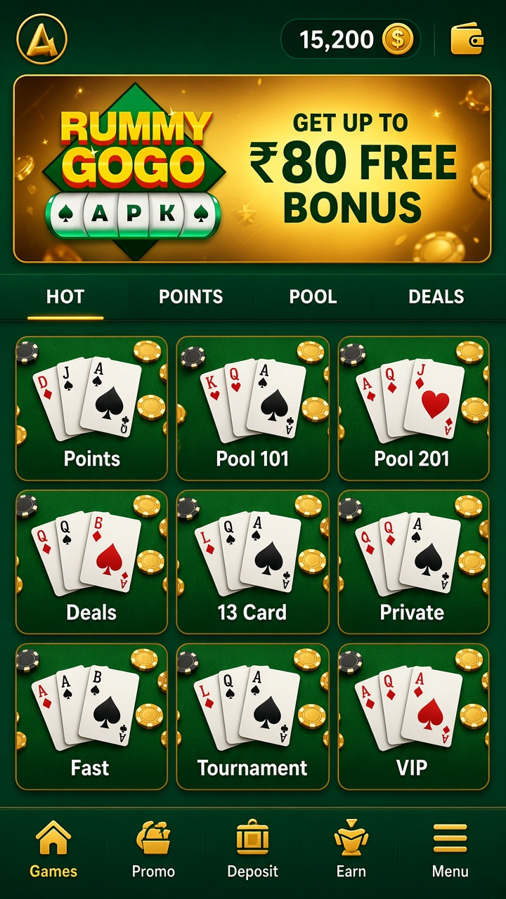 GoGo Rummy app screenshot 2