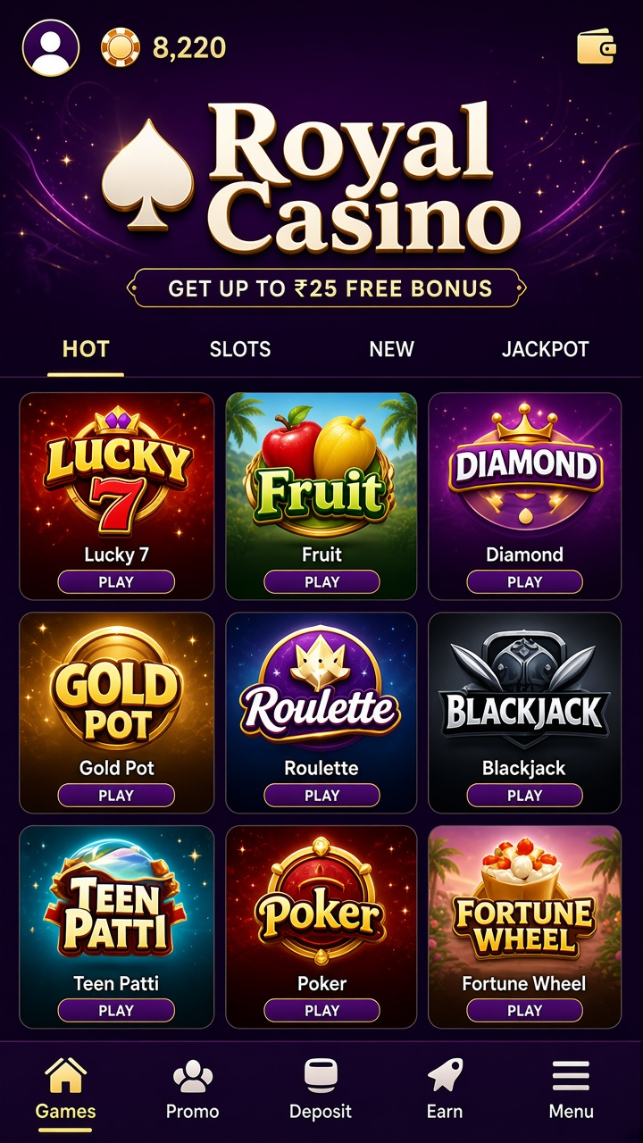 Royal Casino app screenshot 2