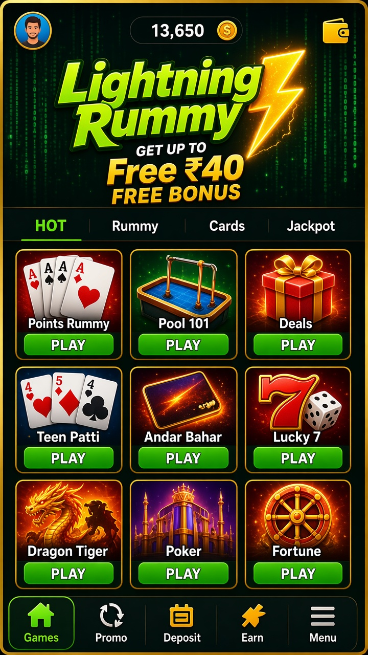 Lightning Rummy app screenshot 2
