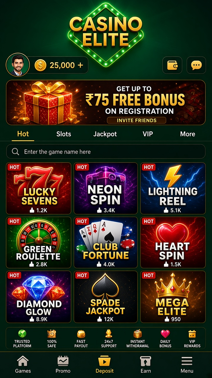 Casino Elite app screenshot 2