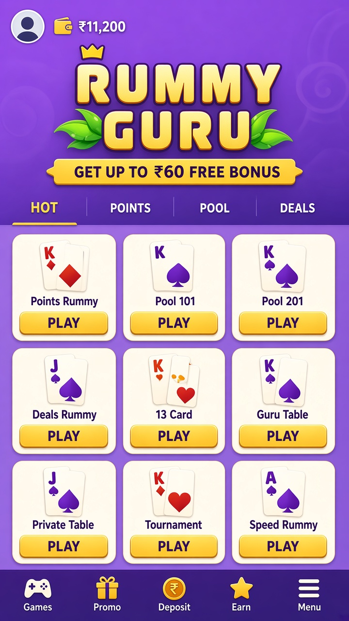 Rummy Guru app screenshot 2