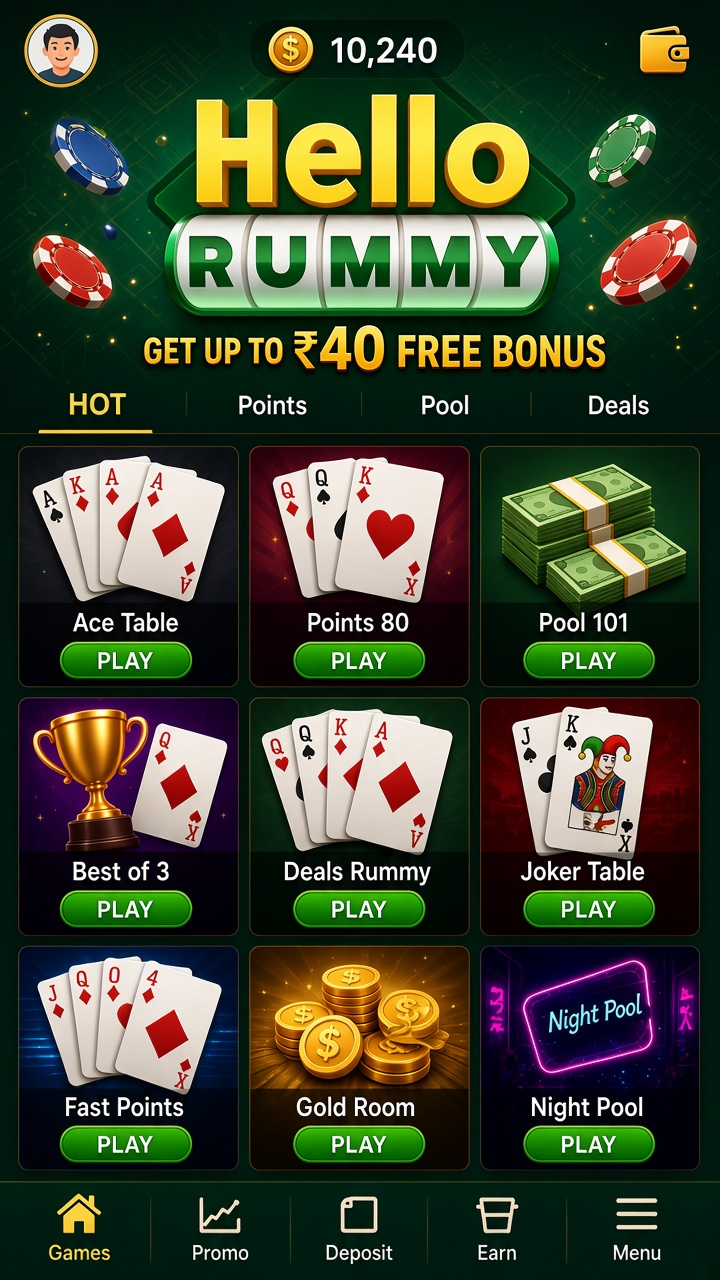 Hello Rummy app screenshot 2