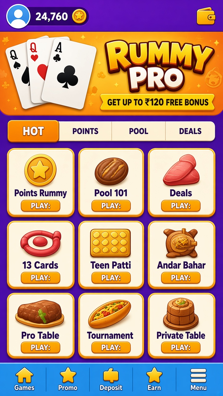 Rummy Pro app screenshot 2