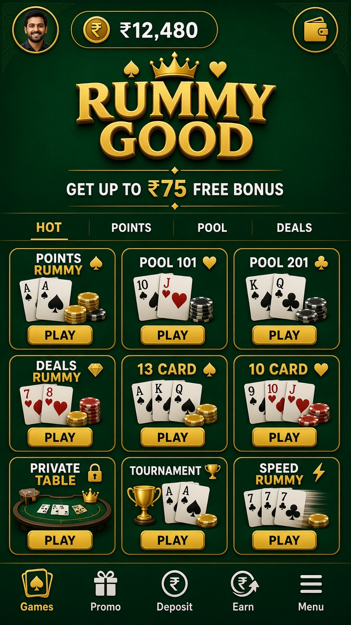 Rummy Good app screenshot 2