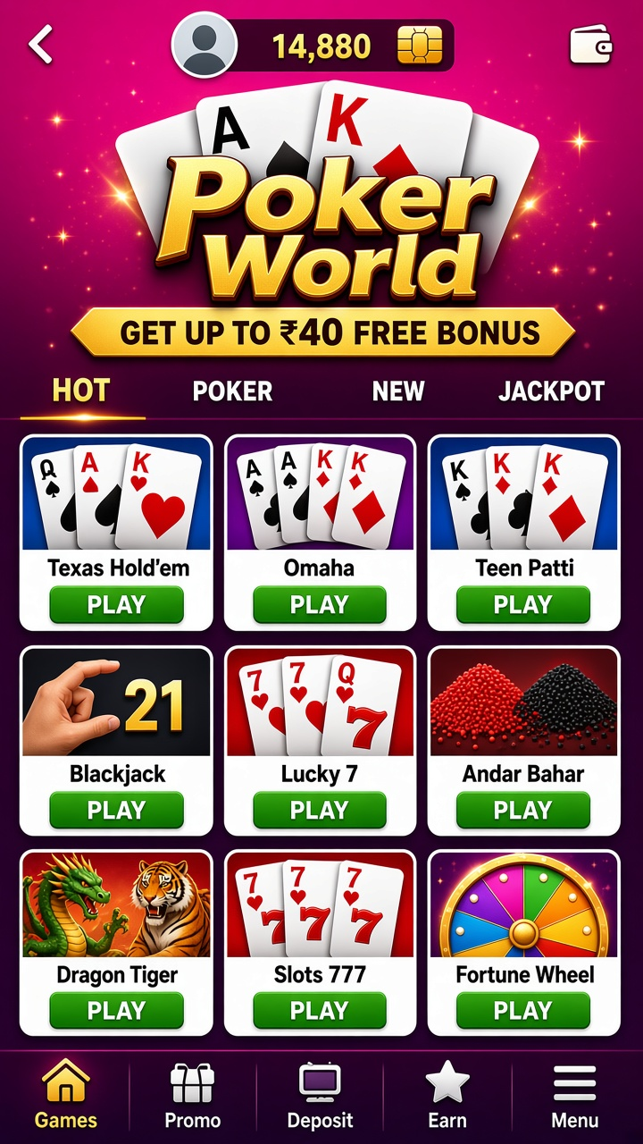 Poker World app screenshot 2