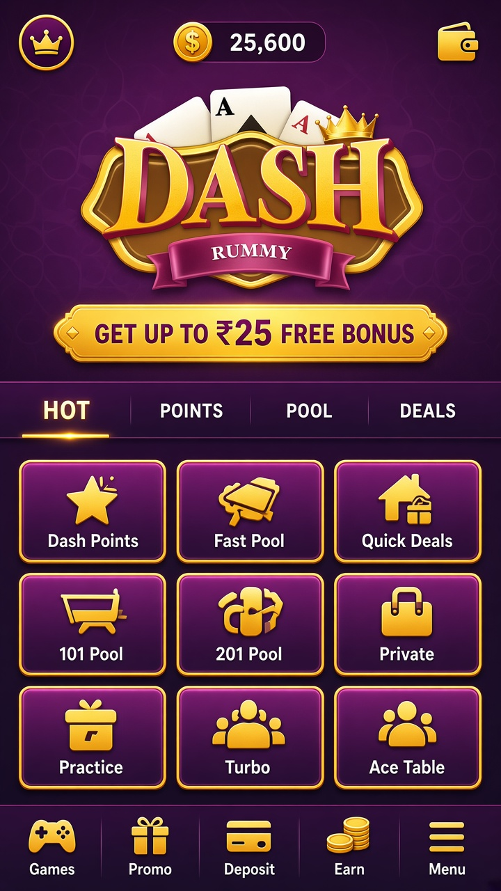 Dash Rummy app screenshot 2