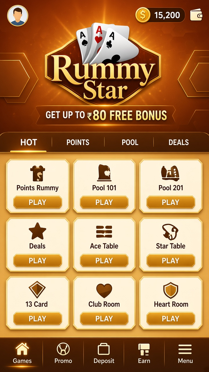 Rummy Star app screenshot 2