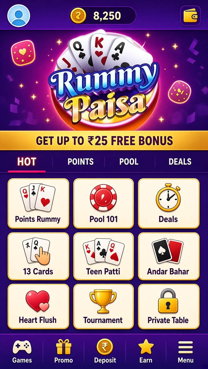 Rummy Paisa app screenshot 2