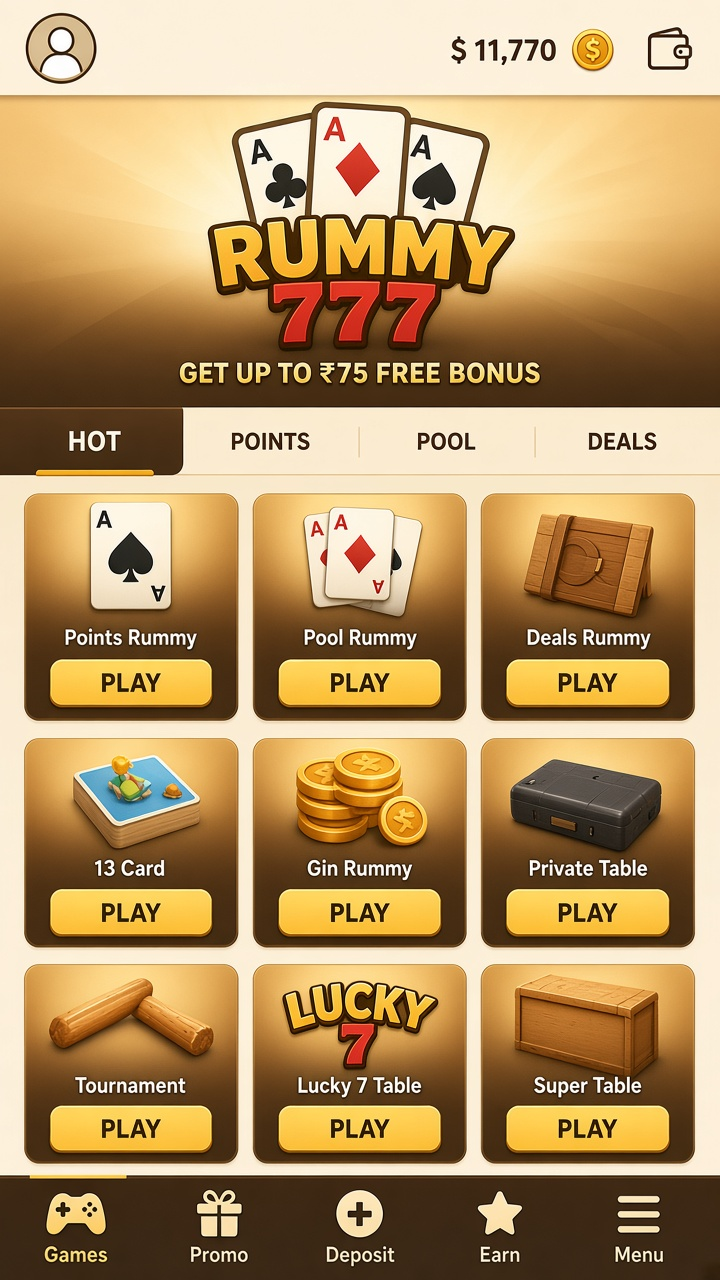 Rummy 777 app screenshot 2