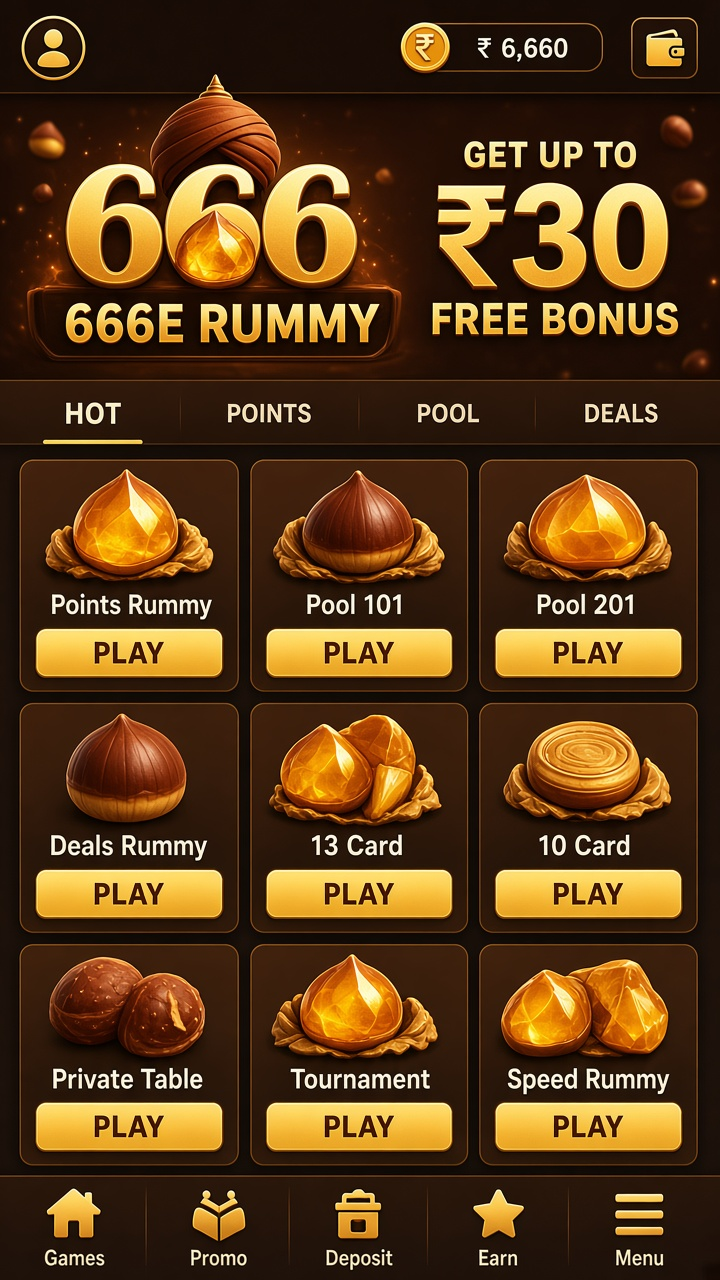 666E Rummy app screenshot 2