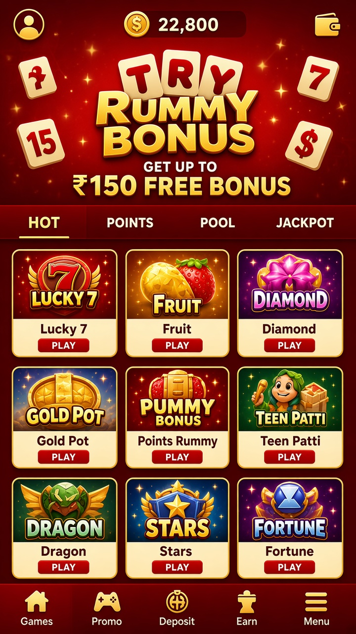 Rummy Bonus app screenshot 2