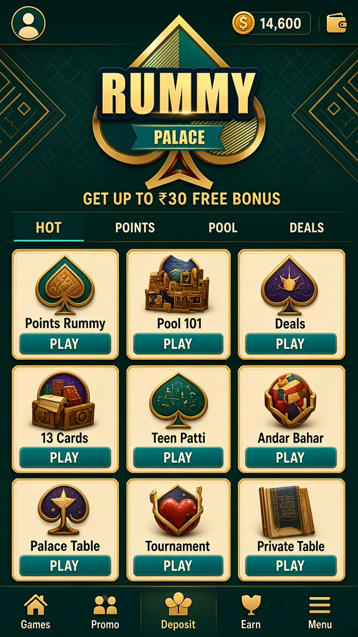 Rummy Palace app screenshot 2