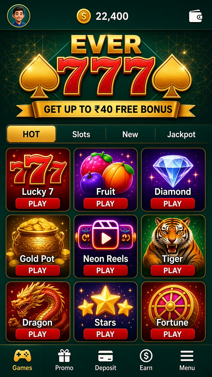 Ever 777 app screenshot 2