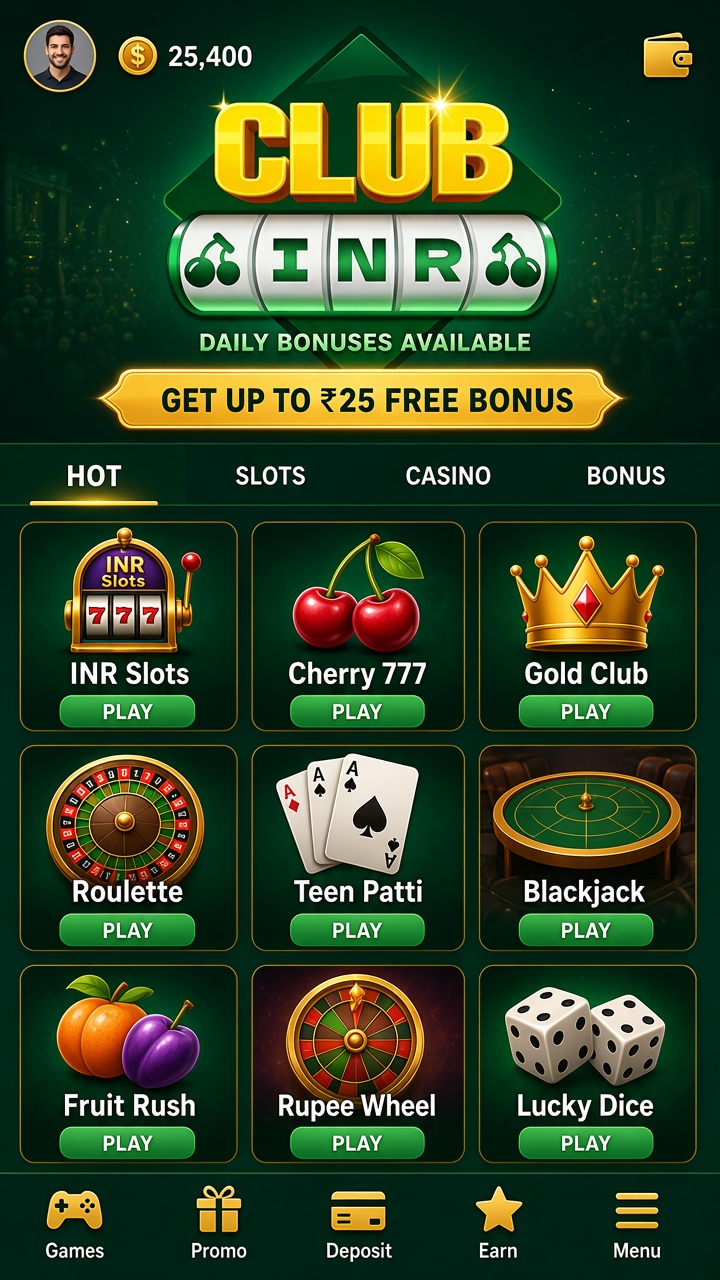Club INR app screenshot 2