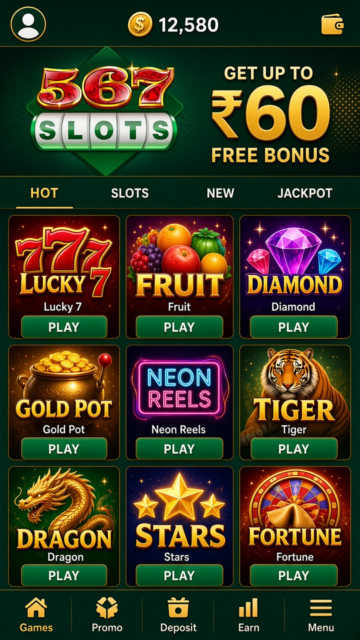 567 Slots app screenshot 2