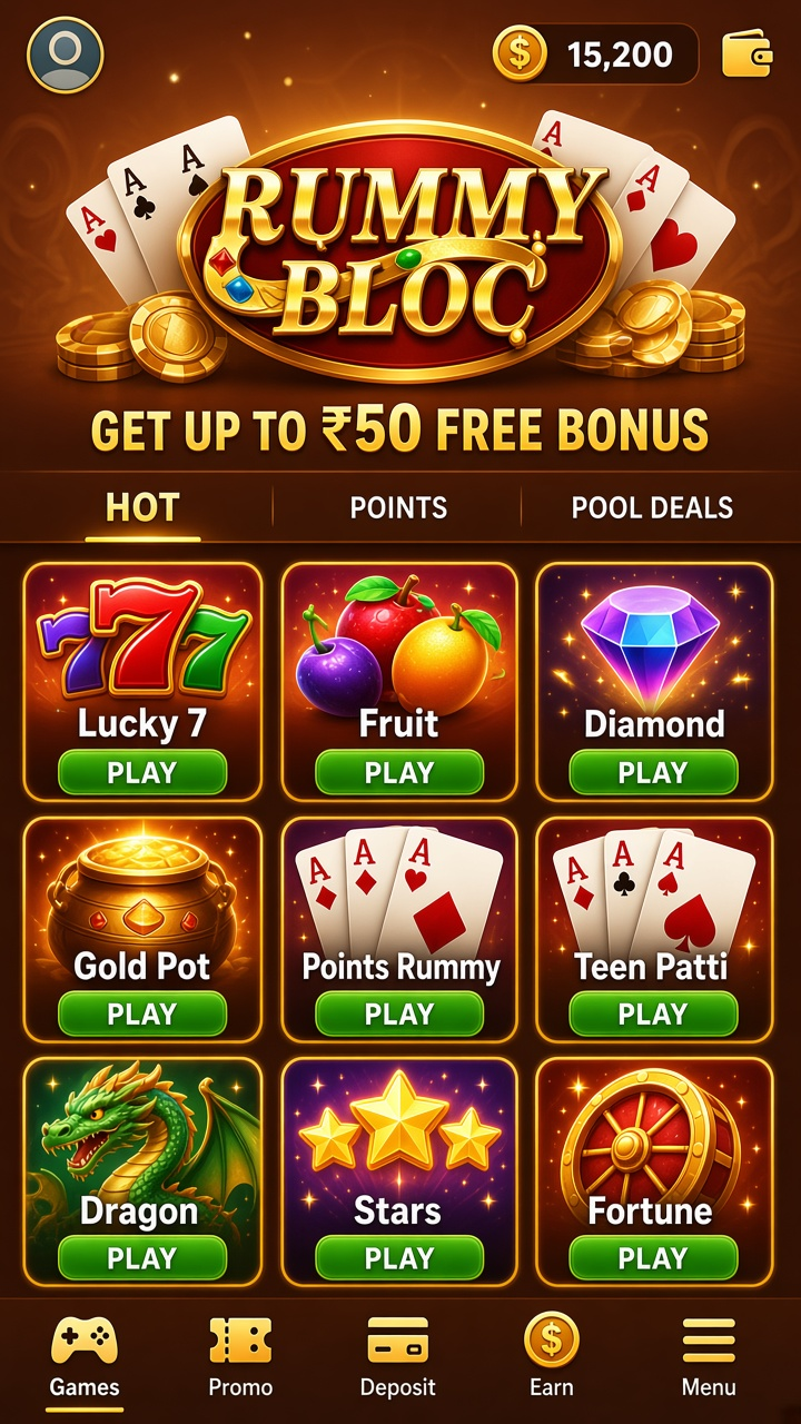 Rummy Bloc app screenshot 2