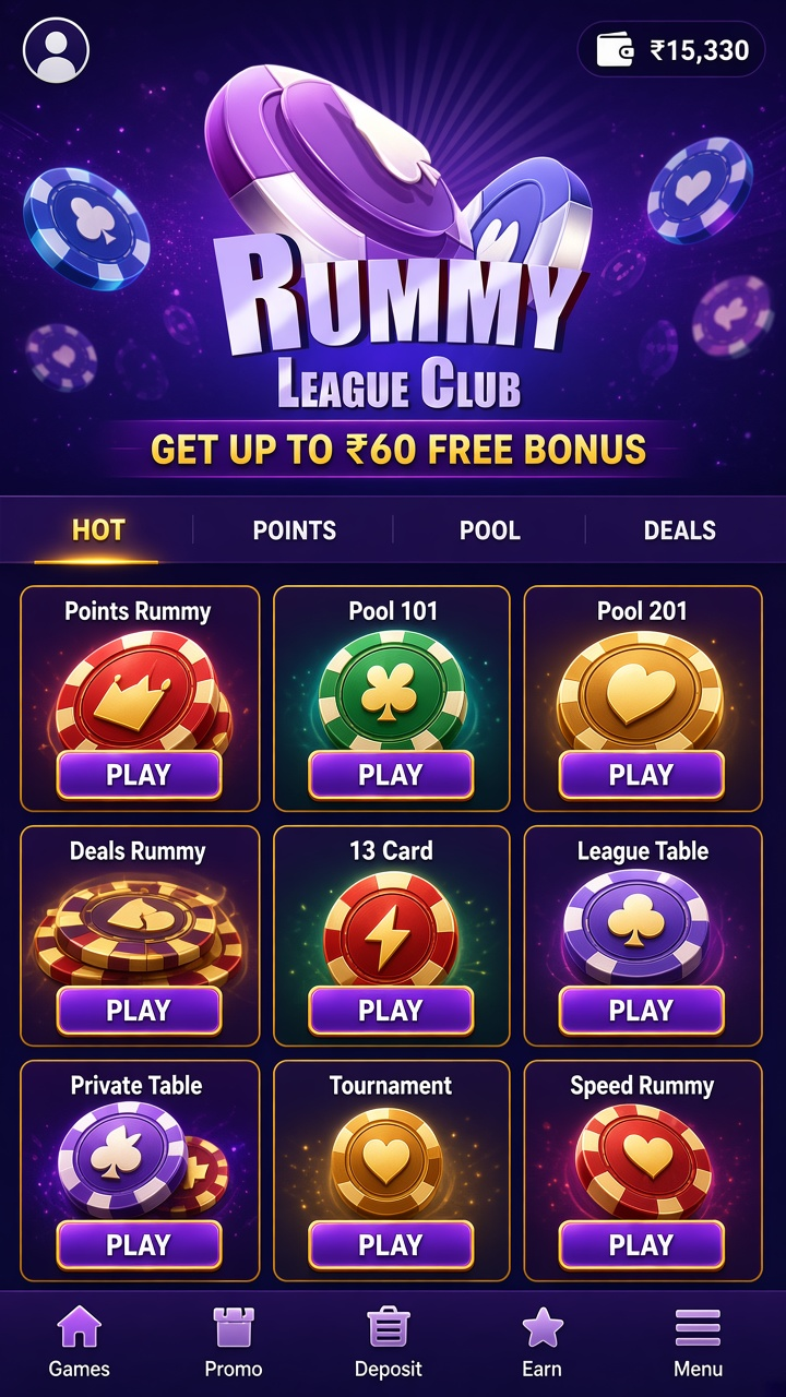 Rummy League app screenshot 2