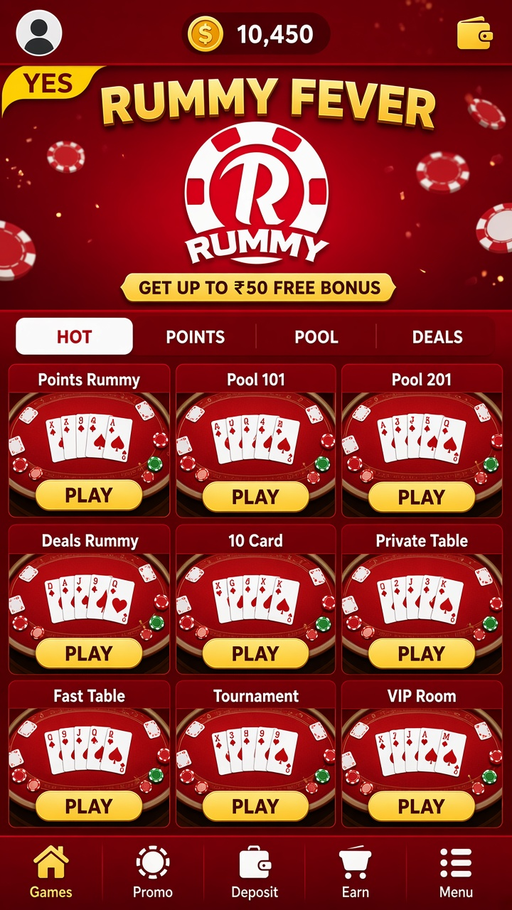 Rummy Fever app screenshot 2
