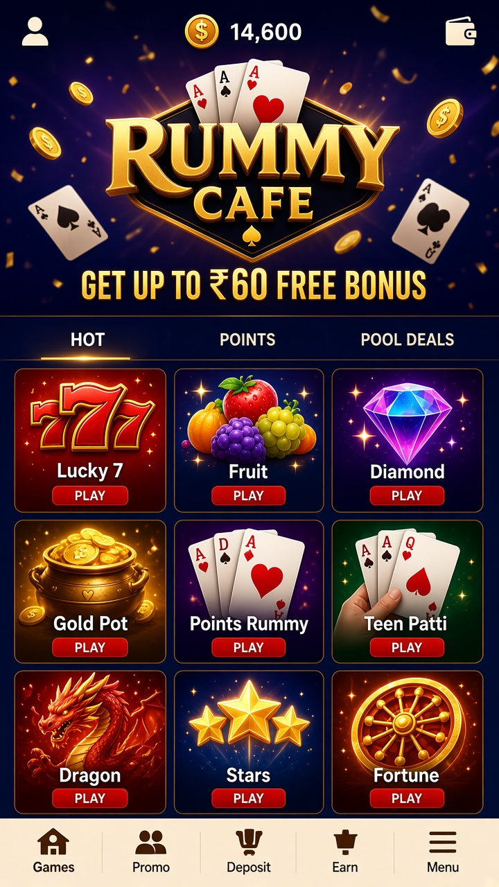 Rummy Cafe app screenshot 2