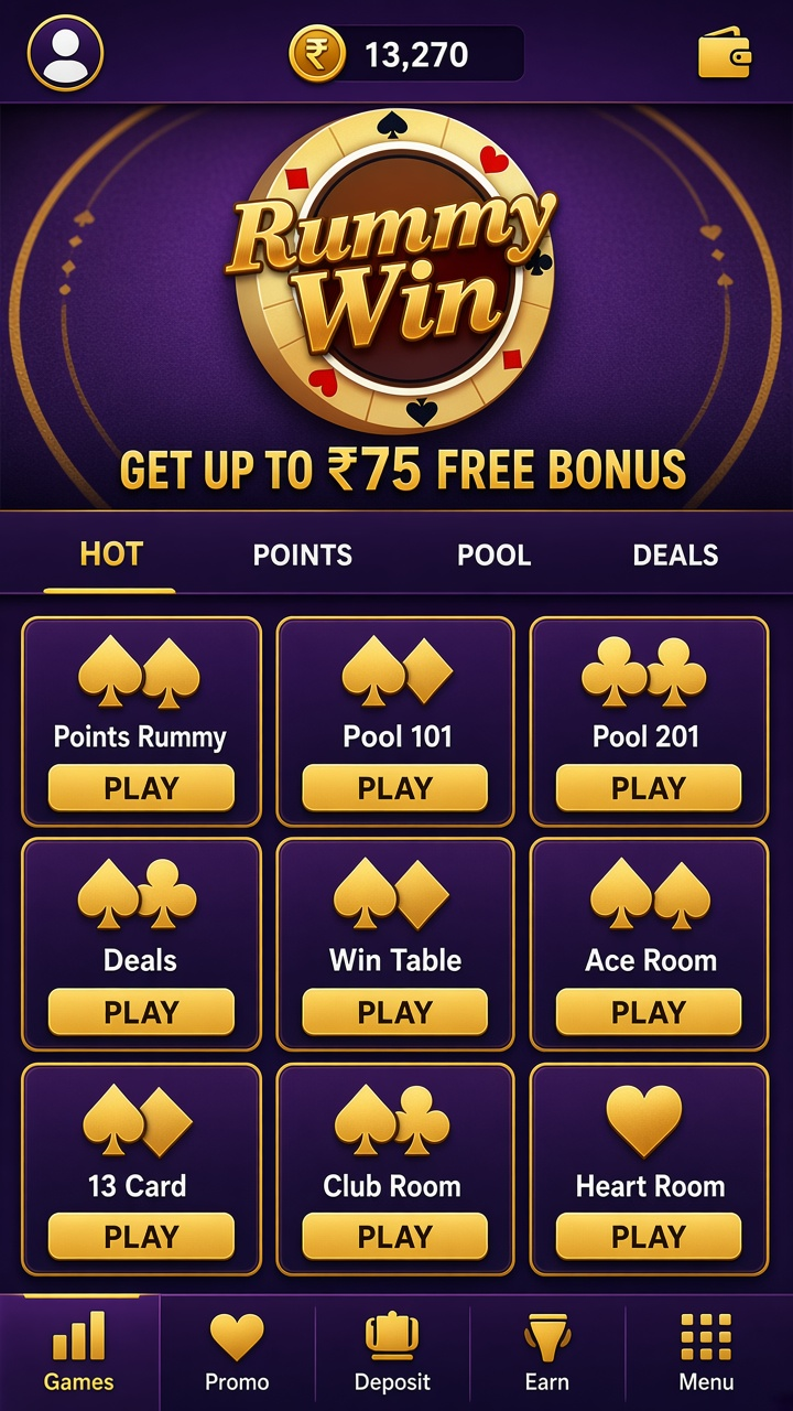 Rummy Win app screenshot 2