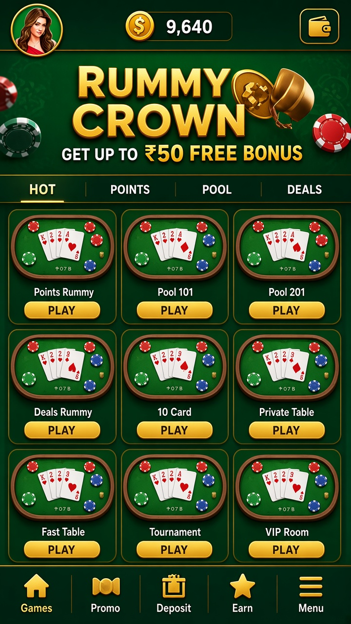 Rummy Crown app screenshot 2