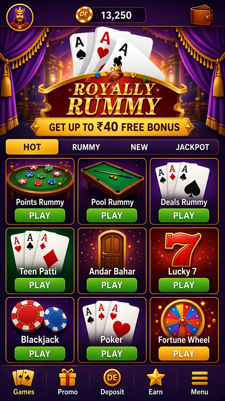 Royally Rummy app screenshot 2